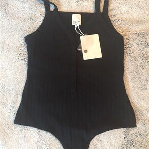 MINKPINK Black Bodysuit w/tags S